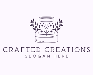 Artisanal Candle Souvenir logo design