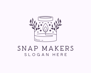 Artisanal Candle Souvenir logo design