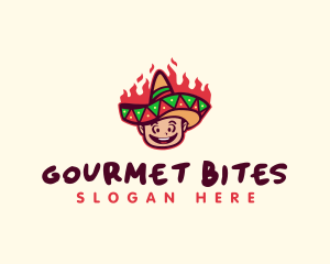 Mexican Spicy Food logo design