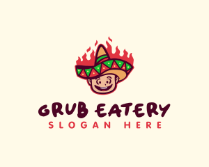 Mexican Spicy Food logo design