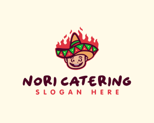 Mexican Spicy Food logo design