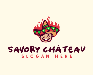 Mexican Spicy Food logo design