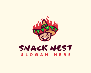 Mexican Spicy Food logo design