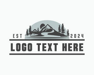 Mountain Trek Landscape logo