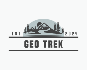 Mountain Trek Landscape logo design