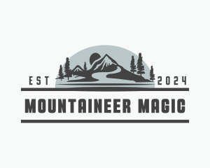 Mountain Trek Landscape logo design