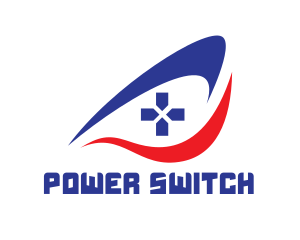 Swoosh Eye Controller logo