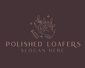 Hand Nail Polish logo design