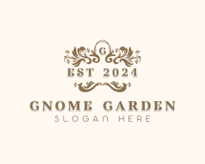 Garden Wedding Event logo design