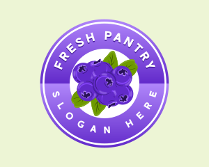 Fresh Blueberry Fruit logo