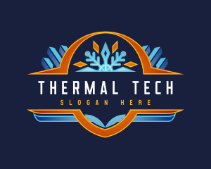 Snowflake Thermal Cooling logo design