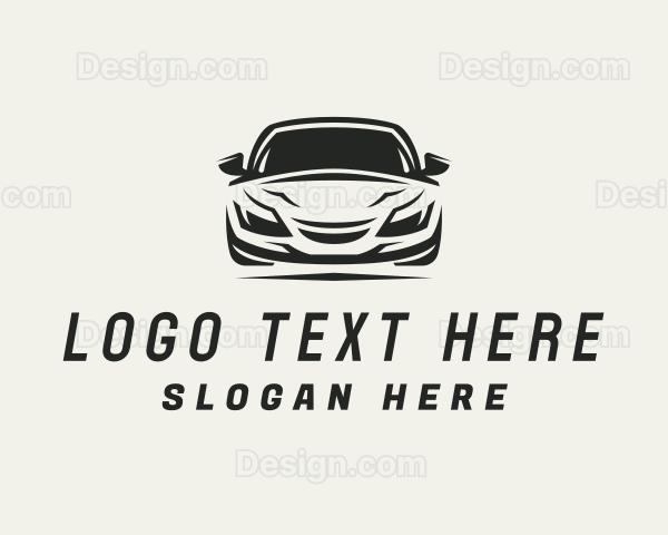 Sports Car Transportation Vehicle Logo