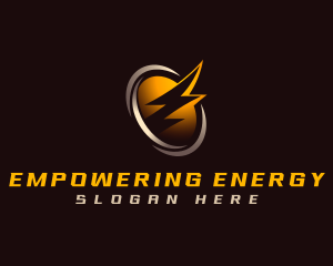 Lightning Bolt Power logo design