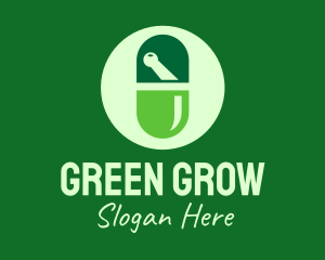 Green Prescription Drugs logo design