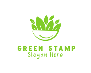 Vegan Salad Bowl logo design