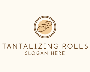 Bread Loaf Badge  logo design