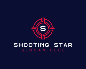 Crosshair Target Shooting logo design