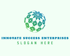 Globe Sphere Enterprise logo design