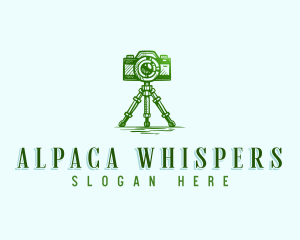 Camera Photography Tripod logo design