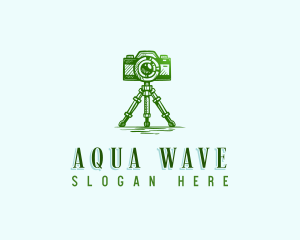 Camera Photography Tripod logo design