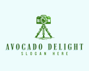 Camera Photography Tripod logo design