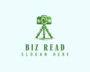 Camera Photography Tripod logo design