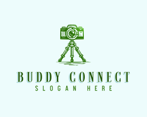 Camera Photography Tripod logo design