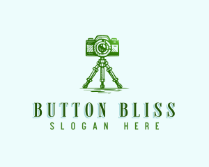 Camera Photography Tripod logo design