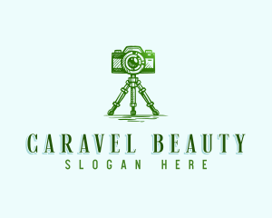 Camera Photography Tripod logo design