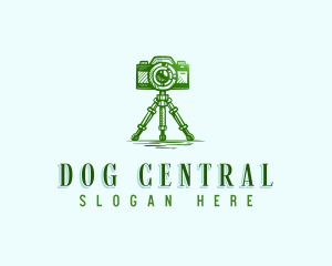 Camera Photography Tripod logo design