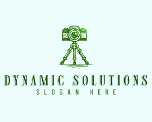 Camera Photography Tripod logo design