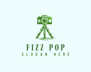 Camera Photography Tripod logo design