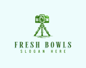 Camera Photography Tripod logo design