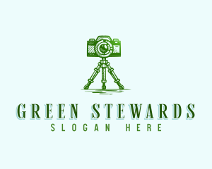 Camera Photography Tripod logo design