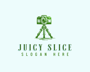 Camera Photography Tripod logo design