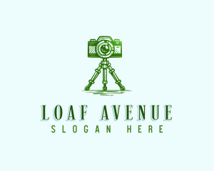 Camera Photography Tripod logo design