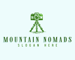 Camera Photography Tripod logo design