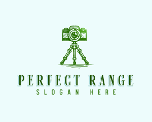 Camera Photography Tripod logo design