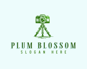 Camera Photography Tripod logo design