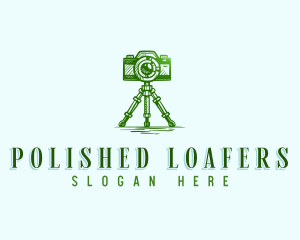 Camera Photography Tripod logo design