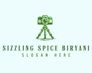 Camera Photography Tripod logo design