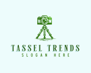 Camera Photography Tripod logo design