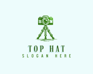 Camera Photography Tripod logo design