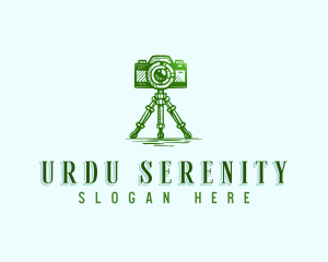 Camera Photography Tripod logo design