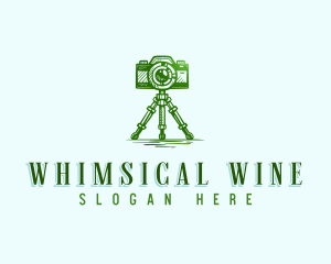 Camera Photography Tripod logo design