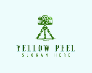 Camera Photography Tripod logo design