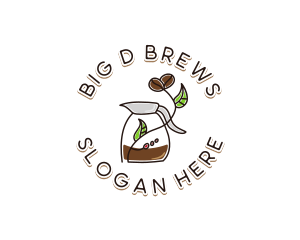 Coffee Brew Plant logo design