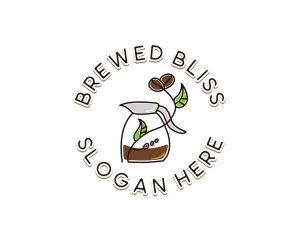 Coffee Brew Plant logo design