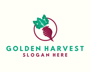 Beet Vegetable Crops logo design