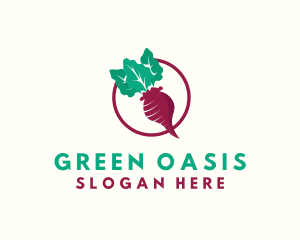 Beet Vegetable Crops logo design